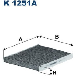 FILTRON                                K1251A, Nenurodytas gamintojas, K1251A, auto detalė