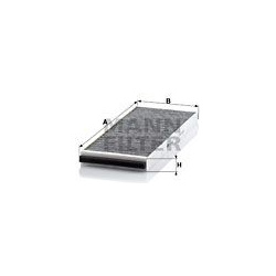 filtras, salono oras
                                MANN-FILTER                                CUK3955, MANN-FILTER, CUK3955