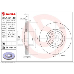 stabdžių diskas (1vnt) PRIME LINE
                                BREMBO                                                09.