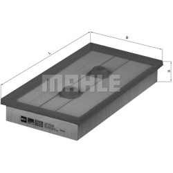 Filtras oro
                                MAHLE                                                LX1643, MAHLE, LX1643, auto 