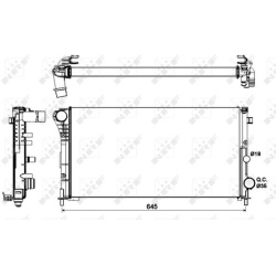 Aušinimo radiatorius
                                NRF                                                58185, NRF, 58185, a