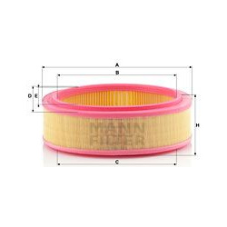 oro filtras
                                MANN-FILTER                                                C2672/1, MANN-FILTER, 