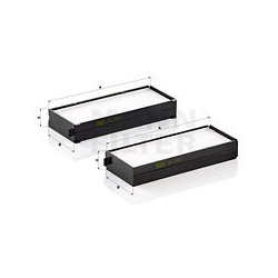 filtras, salono oras
                                MANN-FILTER                                                CU2542-2, MAN