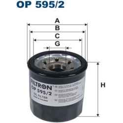 alyvos filtras
                                FILTRON                                OP595/2, Nenurodytas gamintojas, OP5952
