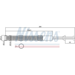 džiovintuvas, oro kondicionierius ** FIRST FIT **
                                NISSENS                                953