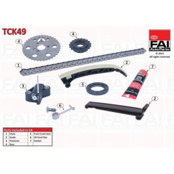 paskirstymo grandinės komplektas
                                FAI AutoParts                                TCK49, FAI Aut