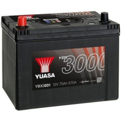 starterio akumuliatorius YBX3000 SMF Batteries
                                YUASA                                         