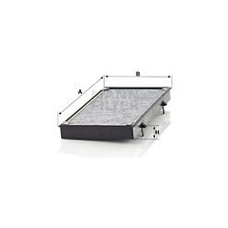filtras, salono oras
                                MANN-FILTER                                                CUK3454, MANN