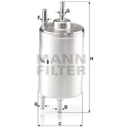 kuro filtras
                                MANN-FILTER                                WK720/6, MANN-FILTER, WK720/6, auto d