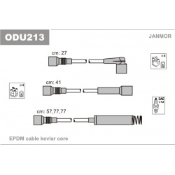 uždegimo laido komplektas
JANMOR ODU213, JANM