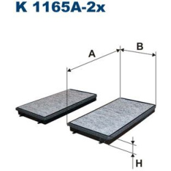 filtras, salono oras
                                FILTRON                                                K1165A-2X, Nenuro