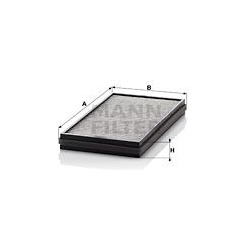 filtras, salono oras
                                MANN-FILTER                                CUK3124-2, MANN-FILTER, CUK31