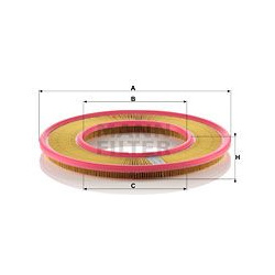 oro filtras
                                MANN-FILTER                                                C4190/1, MANN-FILTER, 