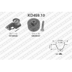 paskirstymo diržo komplektas
                                SNR                                                KD459.10, SN