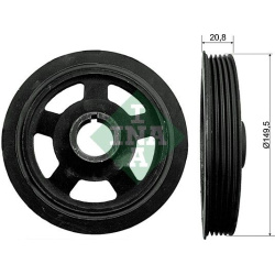 skriemulys, alkūninis velenas
                                INA                                                544009210, 