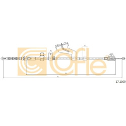 trosas, stovėjimo stabdys
COFLE 17.1100, Nenu