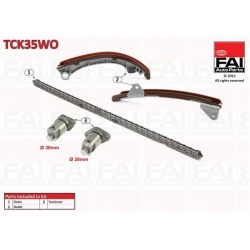 paskirstymo grandinės komplektas
                                FAI AutoParts                                              