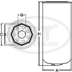 kuro filtras ST 309
                                SCT - MANNOL                                ST309, SCT - MANNOL, ST309, a