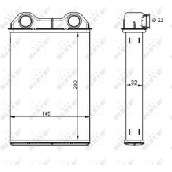 šilumokaitis, salono šildymas
                                NRF                                                54341, NRF
