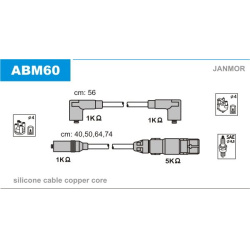 uždegimo laido komplektas
JANMOR ABM60, JANMO