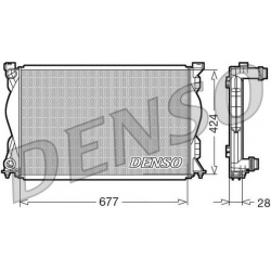 Aušinimo radiatorius
                                DENSO                                                DRM02036, DENSO, D
