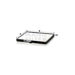 filtras, salono oras
                                MANN-FILTER                                                CU1910, MANN-