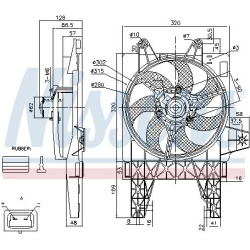 ventiliatorius, radiatoriaus
NISSENS 85140, NI
