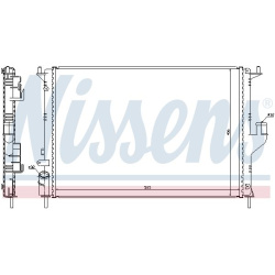 Aušinimo radiatorius
                                NISSENS                                                637612, NISSENS,