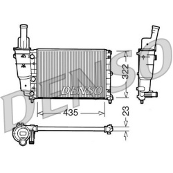 Aušinimo radiatorius
                                DENSO                                DRM09095, DENSO, DRM09095, auto de