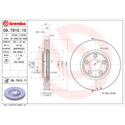 stabdžių diskas (1vnt) PRIME LINE - UV Coated
                                BREMBO                                       