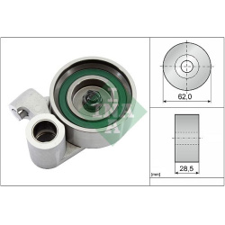 įtempiklio skriemulys, paskirstymo diržas
                                INA                                              