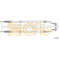 trosas, stovėjimo stabdys
                                COFLE                                                11.5950, Nenu