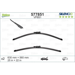 valytuvai SILENCIO FLAT BLADE SET
                                VALEO                                                577851