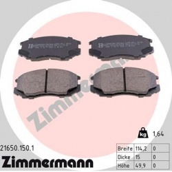 stabdžių trinkelių rinkinys, diskinis stabdys
                                ZIMMERMANN                                  