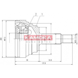 pusašio šarnyras
                                KAMOKA                                                6606, KAMOKA, 6606, 