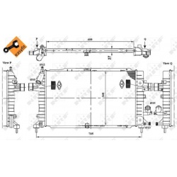 Aušinimo radiatorius
                                NRF                                                58340, NRF, 58340, a