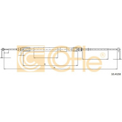 trosas, stovėjimo stabdys
                                COFLE                                                10.4158, Nenu
