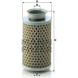 filtras, hidraulinė sistema
                                MANN-FILTER                                                H615,