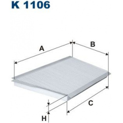 filtras, salono oras
                                FILTRON                                                K1106, Nenurodyta