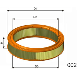 MISFAT                                                P038A, Nenurodytas gamintojas, P038A, auto detalė