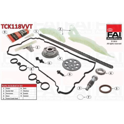 paskirstymo grandinės komplektas
                                FAI AutoParts                                TCK118VVT, FAI