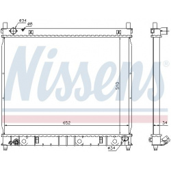 Aušinimo radiatorius
                                NISSENS                                61642, NISSENS, 61642, auto deta