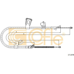 trosas, stovėjimo stabdys
                                COFLE                                                17.1078, Nenu