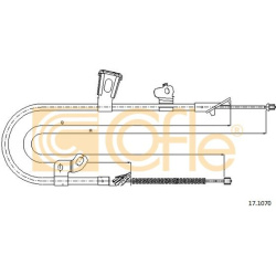 trosas, stovėjimo stabdys
                                COFLE                                                17.1070, Nenu
