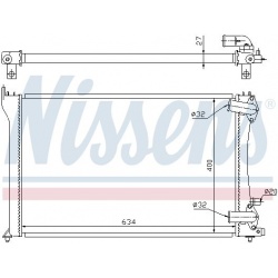 Aušinimo radiatorius
                                NISSENS                                                63701, NISSENS, 