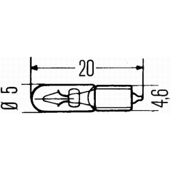 lemputė STANDARD
                                HELLA                                8GP 002 095-121, Nenurodytas gamintoja