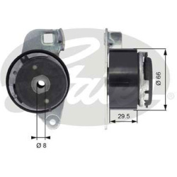 įtempiklio skriemulys, paskirstymo diržas PowerGrip™
                                GATES                               