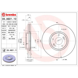 stabdžių diskas (1vnt) PRIME LINE - UV Coated
                                BREMBO                                       