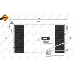 kondensatorius, oro kondicionierius EASY FIT
                                NRF                                             