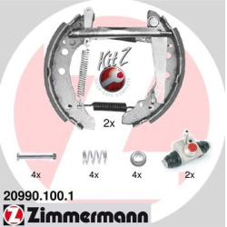 stabdžių trinkelių komplektas KIT Z
                                ZIMMERMANN                                            